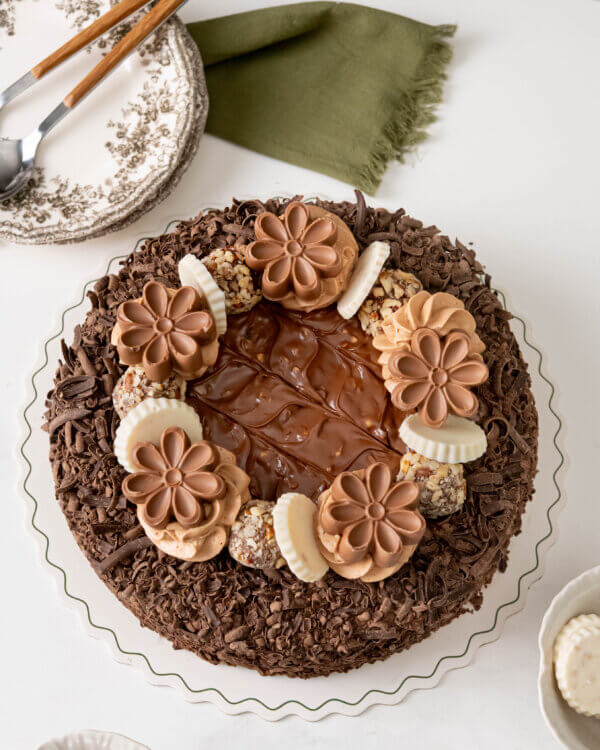 Torta de Chocolate Nutella Crunch